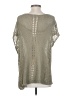 Pol 100% Acrylic Silver Short Sleeve Top Size S - photo 2