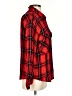 Sanctuary 100% Rayon Plaid Red Long Sleeve Button-Down Shirt Size S - photo 4