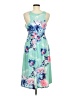 Unbranded Tropical Green Blue Casual Dress Size M - photo 2