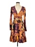 Peruvian Connection Print Orange Cocktail Dress Size XS - photo 1