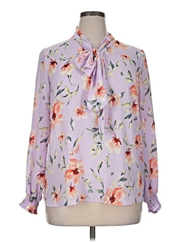 Pleione Long Sleeve Blouse (view 1)