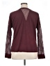 Marika Burgundy Long Sleeve Top Size XL - photo 2