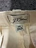 J.Crew Solid Ivory Cargo Pants Size 28 waist - photo 7