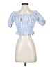 Japna Blue Short Sleeve Top Size S - photo 1