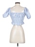 Japna Blue Short Sleeve Top Size S - photo 2