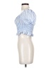Japna Blue Short Sleeve Top Size S - photo 5
