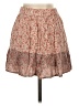 Sim & Sam 100% Rayon Paisley Tan Casual Skirt Size S - photo 2