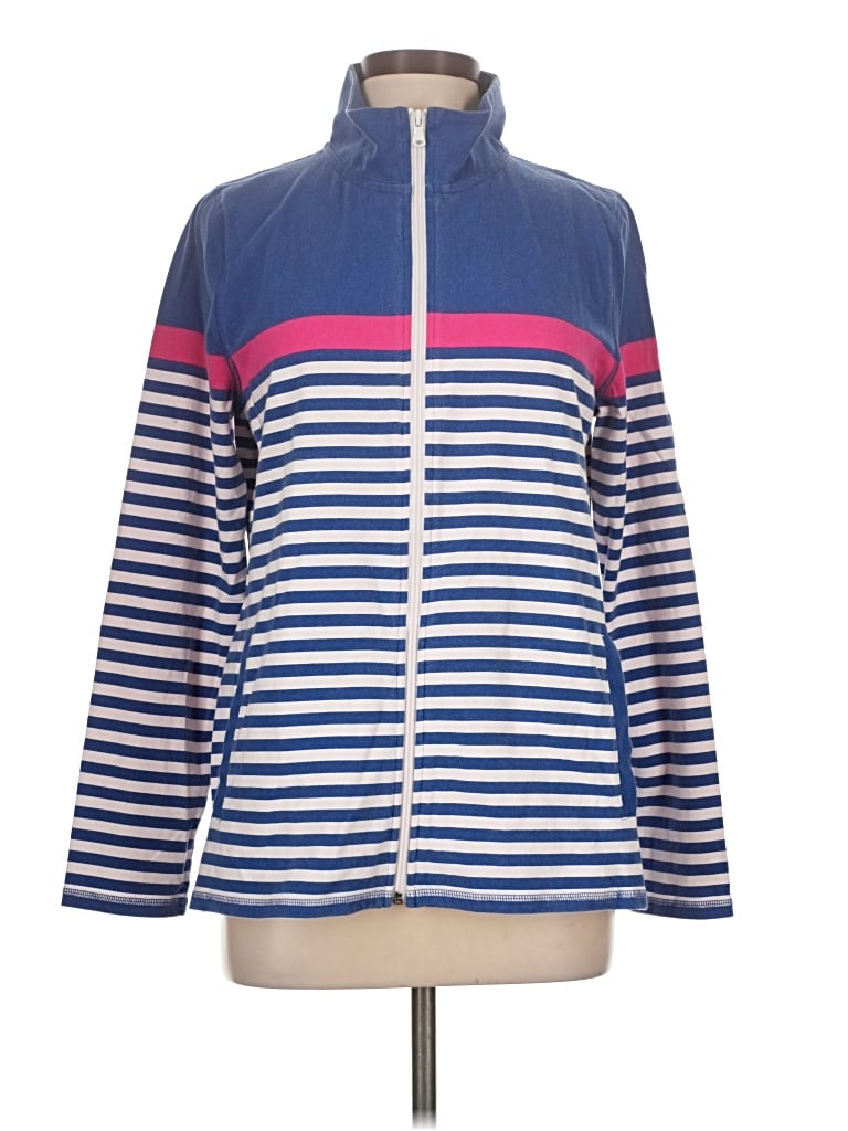 Pre-owned Talbots Outlet Long Sleeve T-shirt In Blue