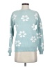 Maurices Floral Blue Pullover Sweater Size XS - photo 1