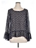 Charming Charlie 100% Polyester Black 3/4 Sleeve Blouse Size XL - photo 1