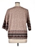 Unbranded Brown 3/4 Sleeve Top Size 1X (estimated) - photo 2