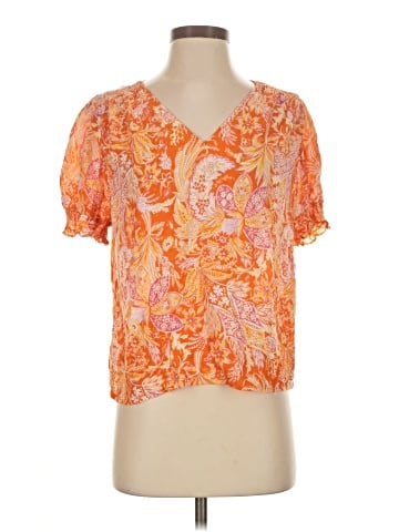 RACHEL Rachel Roy Short Sleeve Blouse (view 1)