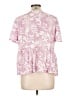 dip Pink Short Sleeve Blouse Size L - photo 2