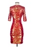 BCBGMAXAZRIA Red Cocktail Dress Size XS - photo 2