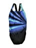 Speedo Graphic Blue One Piece Swimsuit Size 12 - photo 1