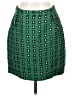 HD in Paris 100% Polyester Argyle Green Casual Skirt Size 4 (petite) - photo 1