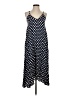 Grecerelle Polka Dots Blue Casual Dress Size S - photo 1