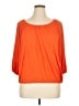 MICHAEL Michael Kors 100% Rayon Solid Orange 3/4 Sleeve Top Size XL - photo 1