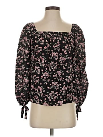 Rebecca Taylor 3/4 Sleeve Silk Top (view 1)