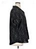Timeson Stripes Black Short Sleeve Blouse Size XL - photo 4