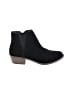 Kensie 100% Leather Black Ankle Boots Size 8 - photo 1