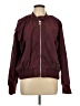 Free People 100% Polyester Solid Burgundy Jacket Size L - photo 1
