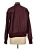 Free People 100% Polyester Solid Burgundy Jacket Size L - photo 2