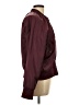Free People 100% Polyester Solid Burgundy Jacket Size L - photo 4