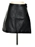 Zara Basic Solid Black Faux Leather Skirt Size S - photo 1