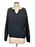 American Eagle Outfitters 100% Recycled Polyester Metallic Blue Pullover Sweater Size S - photo 1