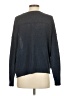 American Eagle Outfitters 100% Recycled Polyester Metallic Blue Pullover Sweater Size S - photo 2