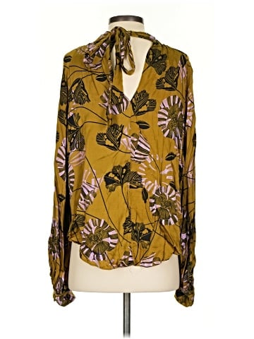 Olivaceous Long Sleeve Blouse (view 2)