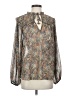 Reset Gray Long Sleeve Blouse Size S - photo 1