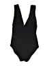 Lands' End Solid Black One Piece Swimsuit Size 6 - photo 2