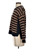 Madewell Stripes Brown Blue Pullover Sweater Size XS - photo 5