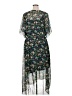 CAbi 100% Polyester Floral Green Casual Dress Size XL - photo 2