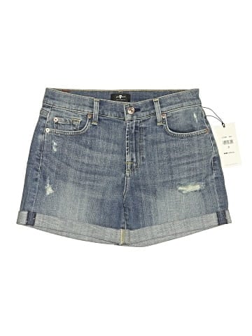 7 For All Mankind Denim Shorts (view 1)