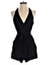 Express 100% Polyester Solid Black Romper Size 0 - photo 1