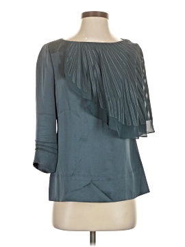Bcbgmaxazria Runway 3/4 Sleeve Silk Top