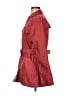 Barbour 100% Polyester Red Trenchcoat Size 8 - photo 5