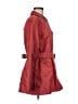 Barbour 100% Polyester Red Trenchcoat Size 8 - photo 4