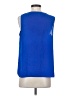 Nine West 100% Polyester Blue Sleeveless Blouse Size S - photo 2
