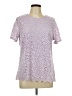 Teddi Rose Purple Short Sleeve Top Size L - photo 1