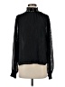 Aqua Black Long Sleeve Blouse Size S - photo 1
