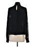 Aqua Black Long Sleeve Blouse Size S - photo 2
