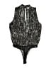 Lush 100% Polyester Black Bodysuit Size L - photo 1