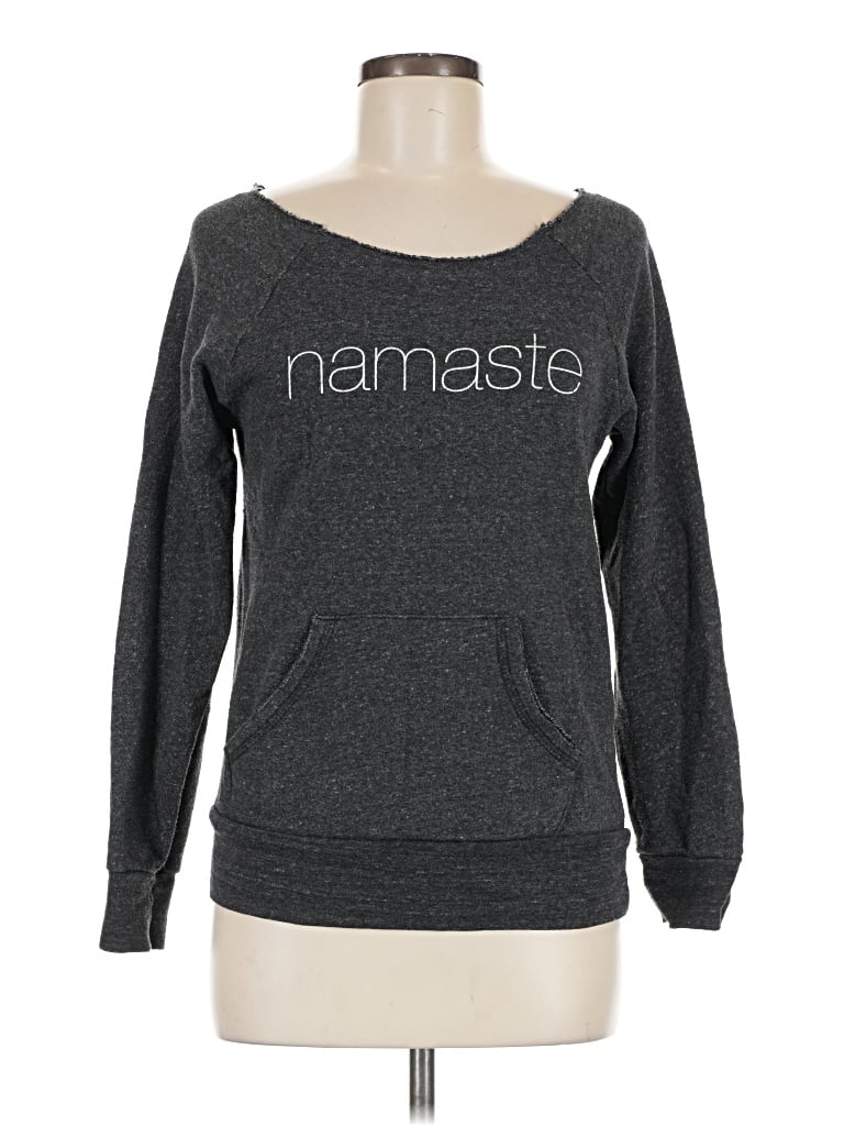 Pre-owned Alternative Earth Pullover Sweater In Gray