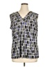 NIPON BOUTIQUE Silver Sleeveless Blouse Size 1X - photo 1