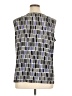 NIPON BOUTIQUE Silver Sleeveless Blouse Size 1X - photo 2