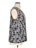 NIPON BOUTIQUE Silver Sleeveless Blouse Size 1X - photo 4